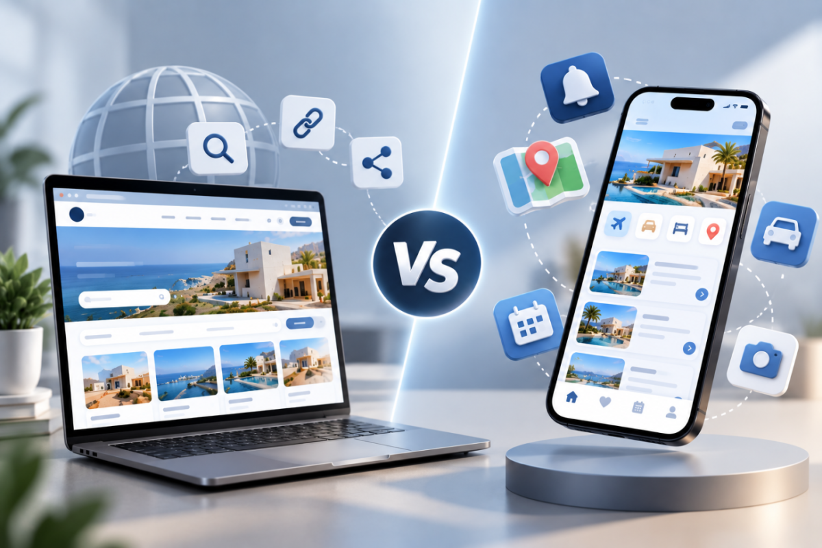 الموقع أم التطبيق؟ كيف تختار الحل الرقمي المناسب لمشروعك؟